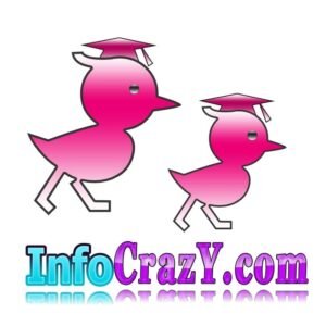 premium domain name infocrazy.com logo pic